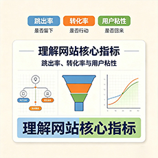玉树建站-理解网站核心指标:跳出率、转化率与用户粘性