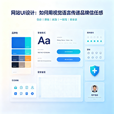 玉树建站-网站UI设计：如何用视觉语言传递品牌信任感